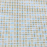 Peaceful Garden Lattice Fabric in Taupe & Blue by Mary Jane Carey | Henry Glass Quilting Fabric