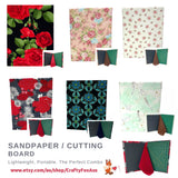 Sandpaper Board, Fabric Grip, Designer Cotton Fabric, Gift Ideas