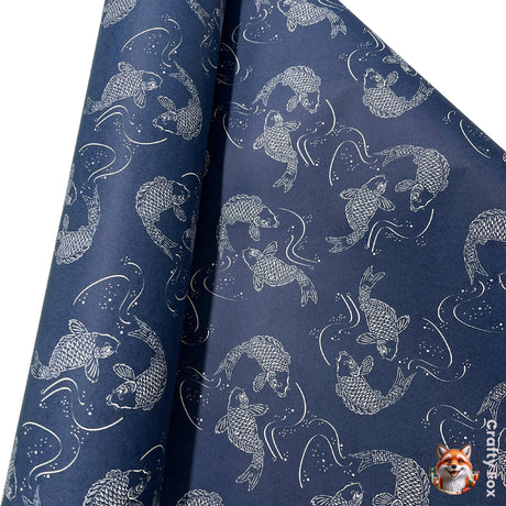 Premium Koi Gift Wrapping Paper - High Quality, Eco-Friendly, Feng Shui Uncoated