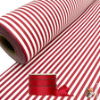 Red Candy Stripe Gift Wrapping Paper - 80gsm | 60cm Wide