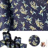 Wattle Floral Gift Wrapping Paper - High Quality 80gsm Eco-Friendly Wrap Paper (60cm Wide)
