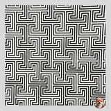 Black White Geometric Gift Wrapping Paper - 80gsm High Quality Uncoated Wrap Paper