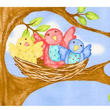 Woodland Friends Fabric Panel, Rare by Debi Hron | Baby Cot Quilt & Nursery Decor