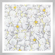 Bunnies by the bay Timeless Treasure Grey Bunnies Cotton Fabric. TT-C6492