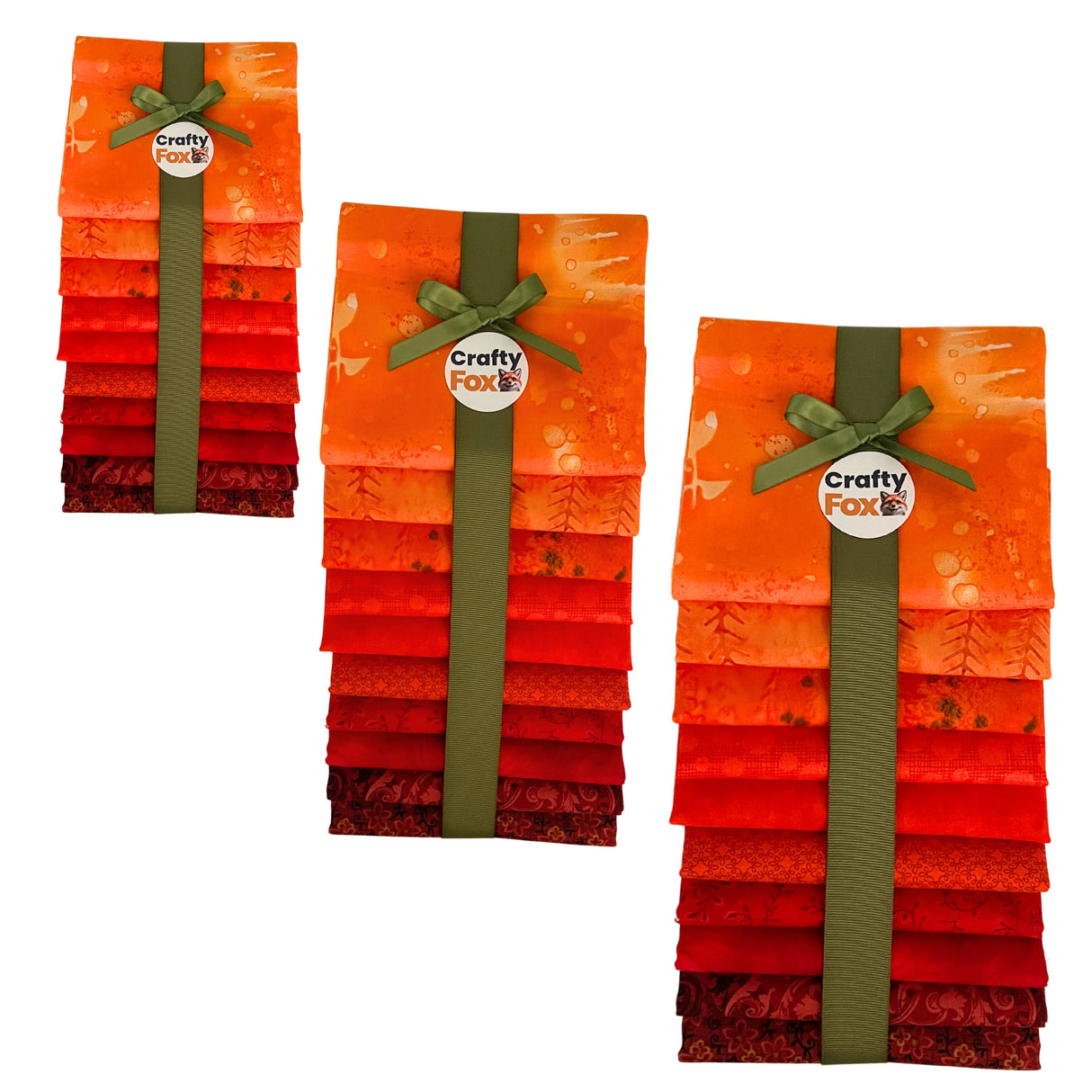 Fall Fat Quarter Fabric Bundle - DIY Fall Shades Quilters Gift