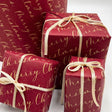 Merry Christmas Wrapping Paper – Sustainable Gift Wrap with Festive Greetings, Delivered Crease-Free