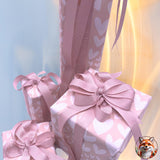 Hearts Champagne Pink Valentines Day Gift Wrapping Paper - High Quality 80gsm, Eco-Friendly Packaging
