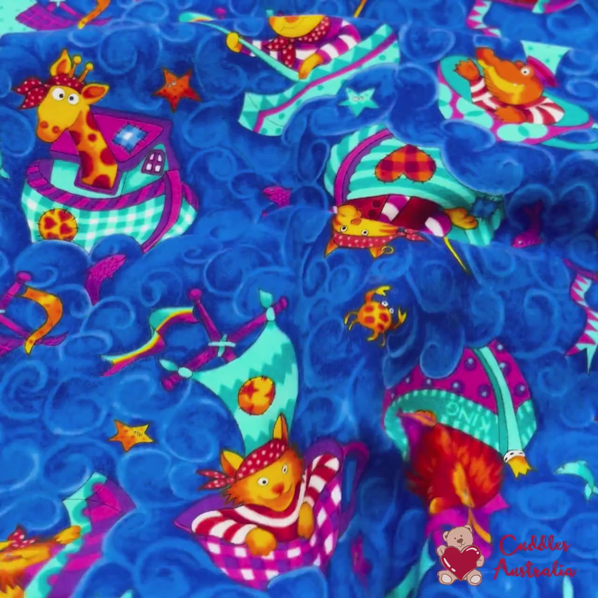 Rare Vintage Fabric, Shipmates Ahoy, FLANNEL by Woodrow Studio, London