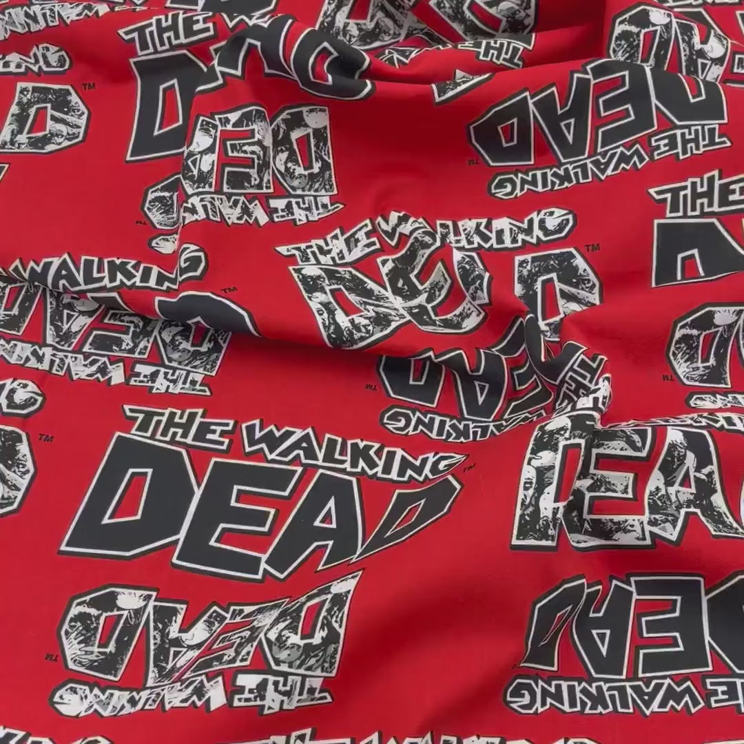 The Walking Dead Zombies fabric, Licensed fabric, Quilting Cotton fabric, by Springs Creative SC-57590