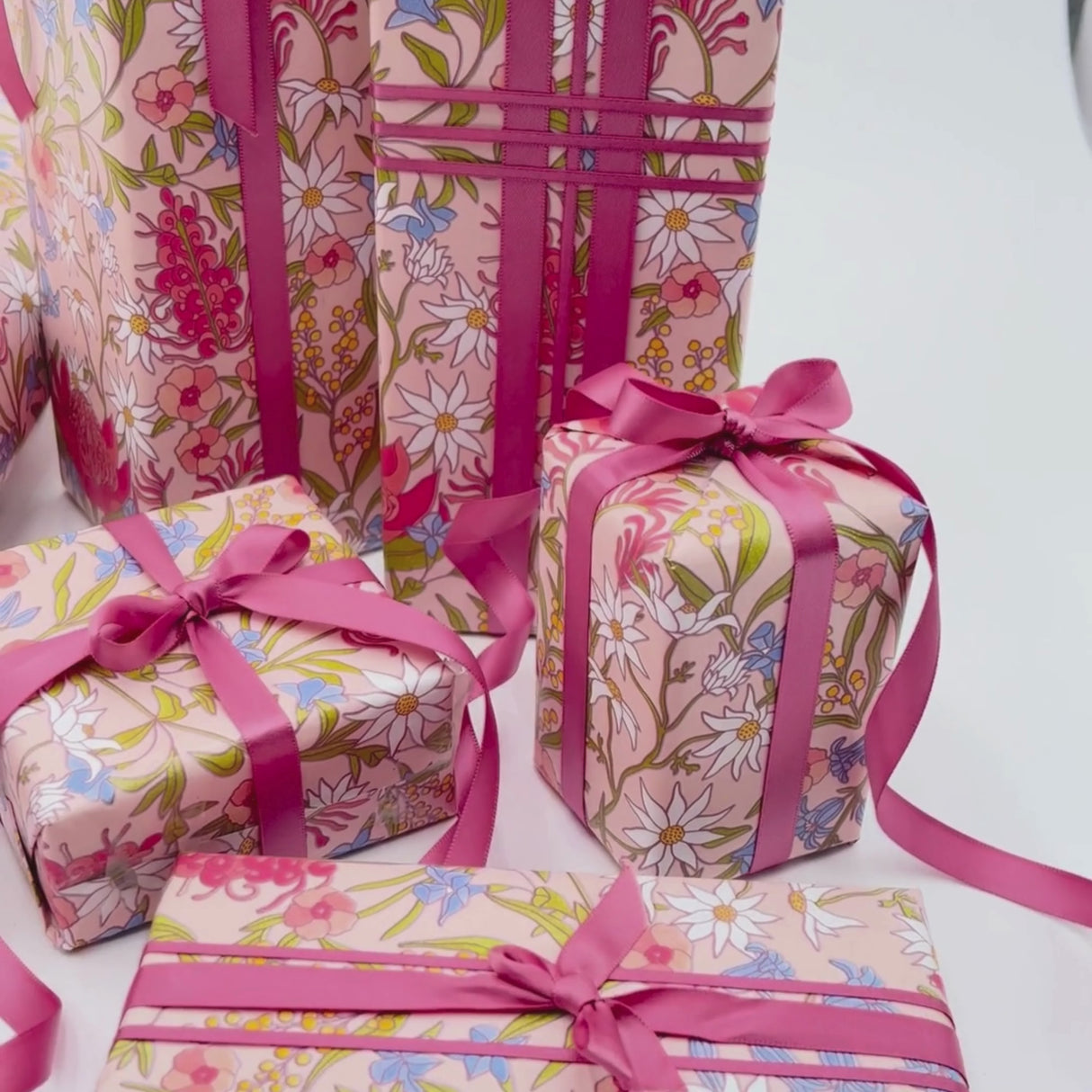 Matilda Floral Gift Wrapping Paper | Eco-Friendly | 60cm Wide