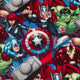 Packed Avengers, Cotton Quilting Marvel fabric by Springs Creative SP-CP65606multi