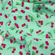 Cherry fabric, Red cherries, Cherry Dot, Cotton, Quilting, Michael Miller MM-CX6561Mint