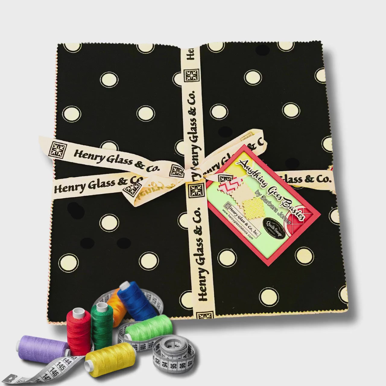 Anything Goes Basics, Layered Cake, Henry Glass, Gift ideas, Quilting Cotton Fabric