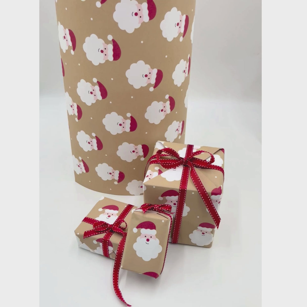 Santa Red Gift Wrapping Paper – 80gsm, 60cm Wide