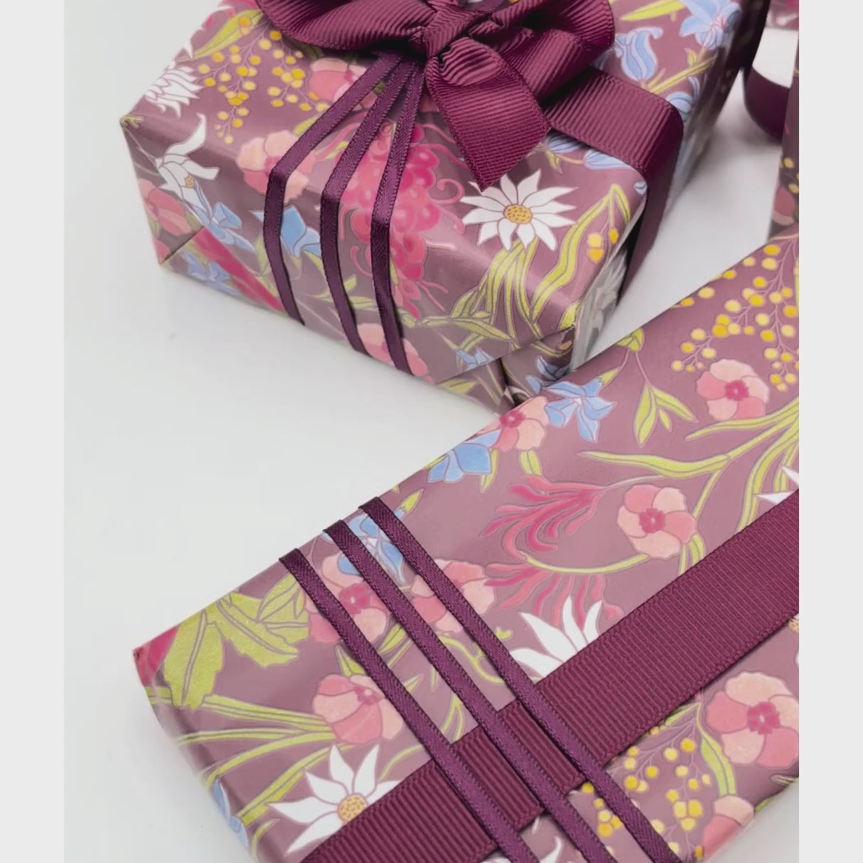 Matilda Mulberry Gift Wrapping Paper | Eco-Friendly | 60cm Wide