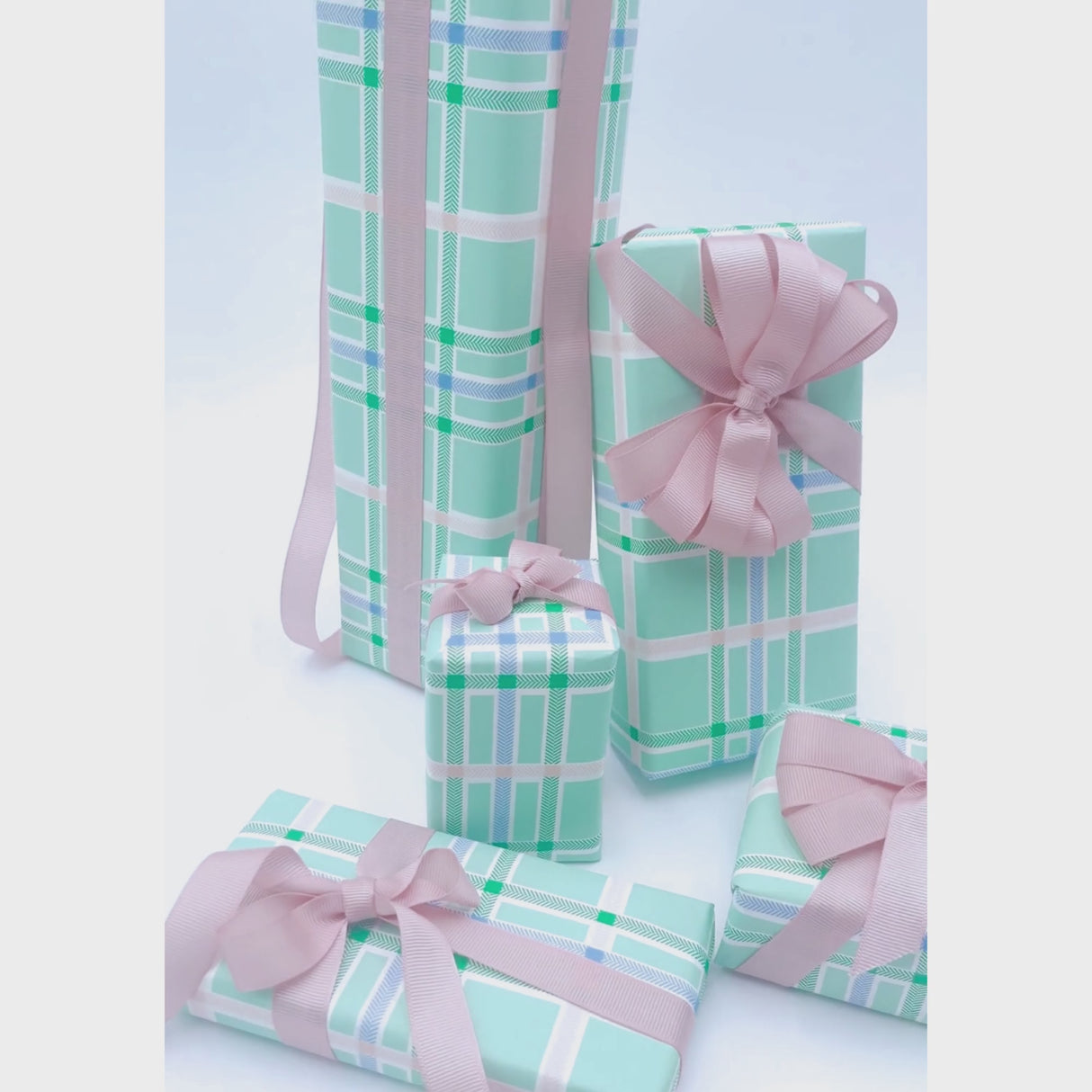 Oxford Gift Wrapping Paper | Soft Seagreen | 60cm Wide