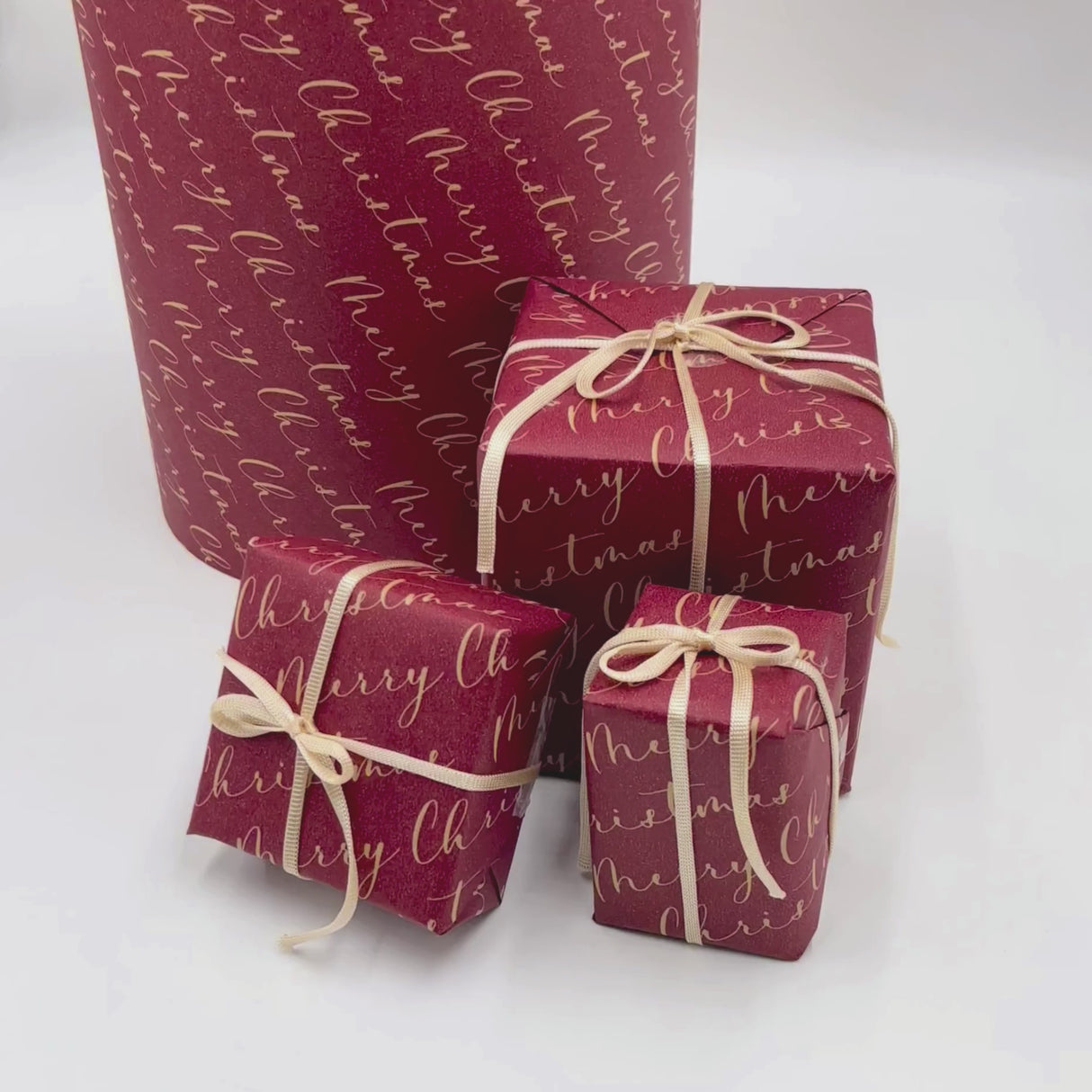 Merry Christmas Gift Wrapping Paper – 80gsm, 60cm Wide