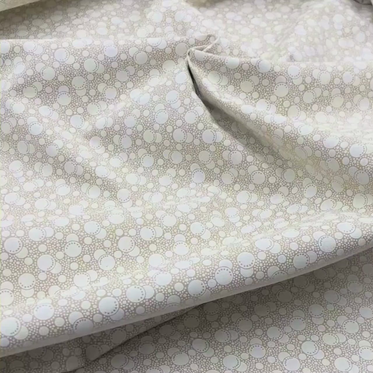 Tone on Tone White Tea Stain Fabric, Cotton Quilting Craft fabric SP-47748.T