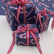 Candy Cane Navy Gift Wrapping Paper – 80gsm 60cm Wide