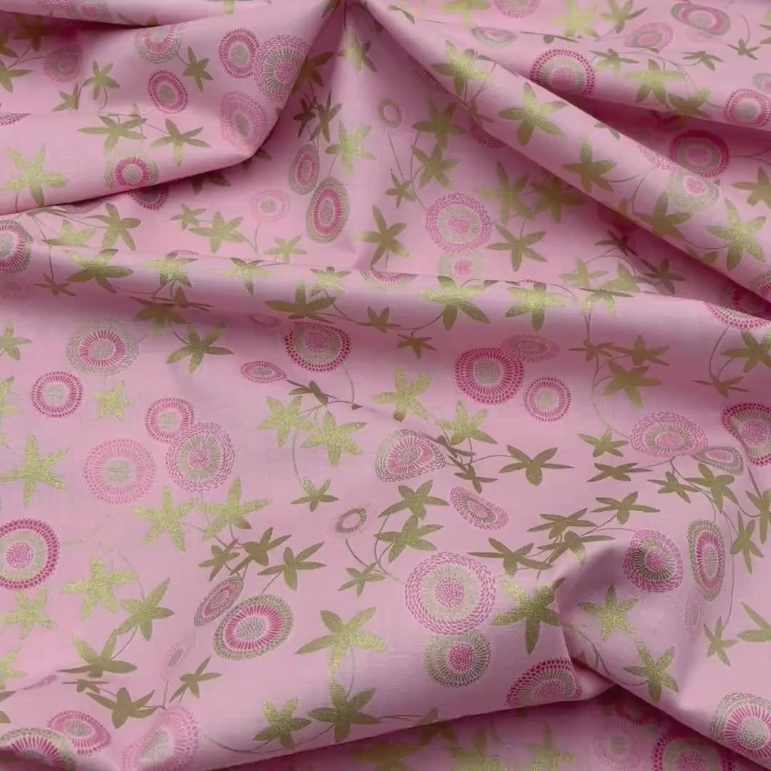 Japanese Maple Sakura Fabric by Greta Lynn for Benartex - BT-CM6280M
