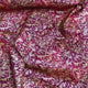 Michael Miller Fairy Frost with Pearlised Metallic Cotton Red Brown Fabric CM0376-Bordeaux