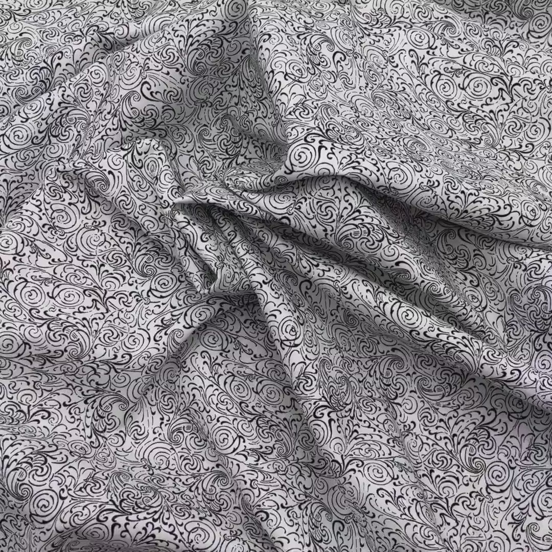 Black Scrolls Quilting Fabric Fright Night Henry Glass Fabric Cotton Quilting fabric HG1113-19