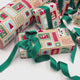 Xmas Stamps Ginger Gift Wrapping Paper – 80gsm, 60cm Wide | Festive Christmas Wrap