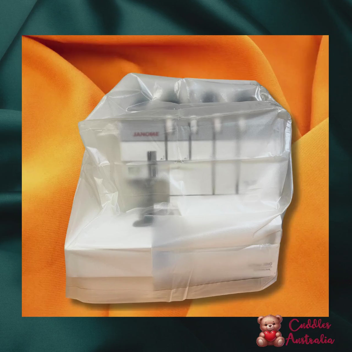 Dust Cover for Serger, Overlocker Sewing Machine Dust Cover, Protective Coverings, Frosted vinyl cover, by Dritz