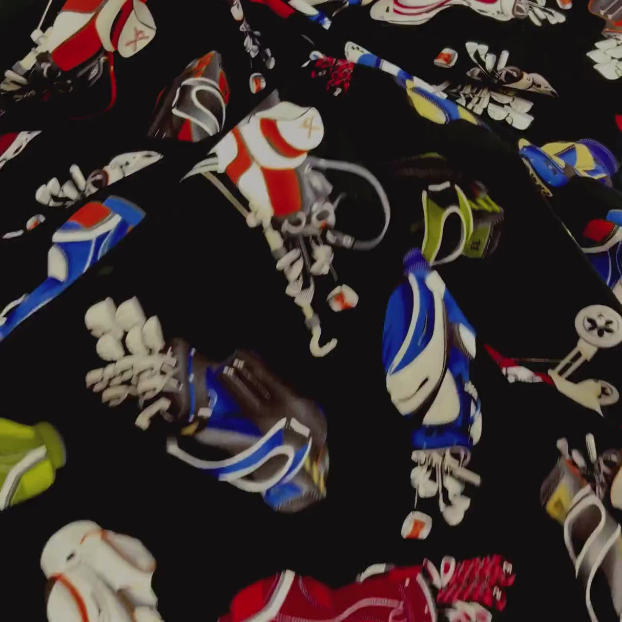 Golf Bags fabric, Tee Time, Golf Cotton Quilting Fabric, Benartex BT-05232.12
