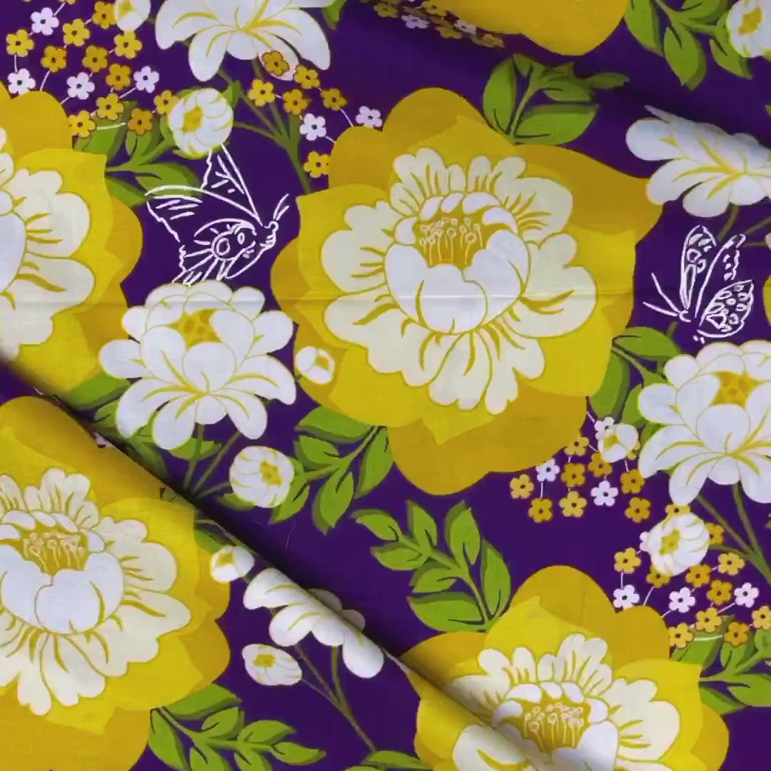 Flutter by Rose, fabric Honey, Cotton Quilting Craft Michael Miller Quilting MM-7305.Honey
