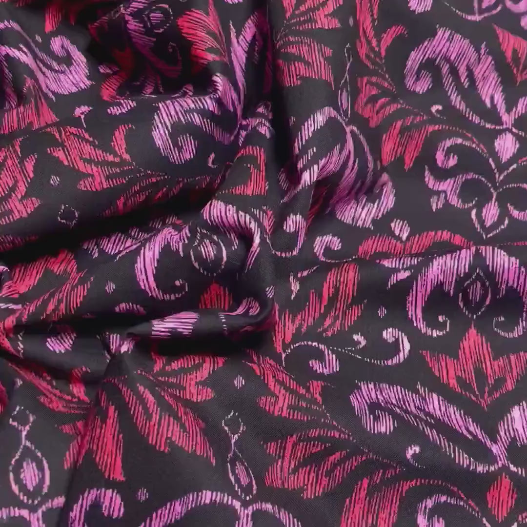 Blooming Damask Red, Cotton Quilting fabric Michael Miller Fabrics MM6904-Redx