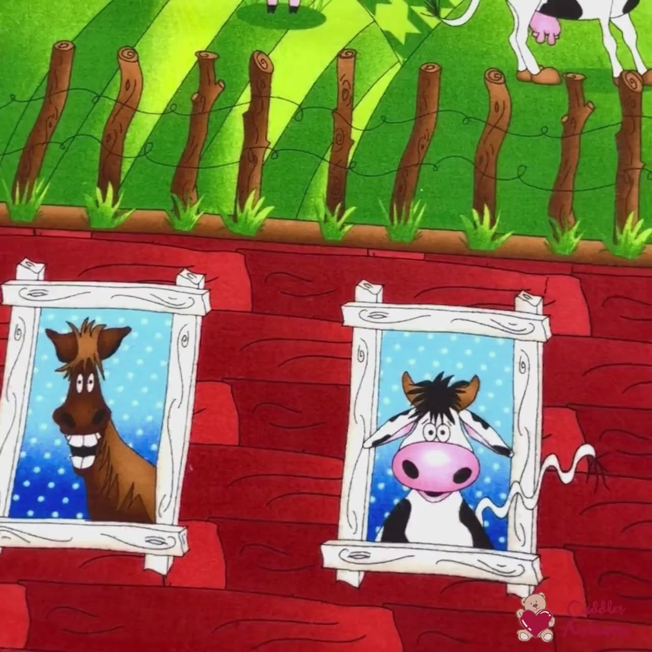 The Farm at Whistlepig Creek, FLANNEL Fabric, Cotton, Quilting, OOP Fabric, RJR Fabrics