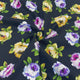 Rosa Floral – Perfect Painterly Blooms Cotton Quilting Fabric by Michael Miller MM-CX6887.Black