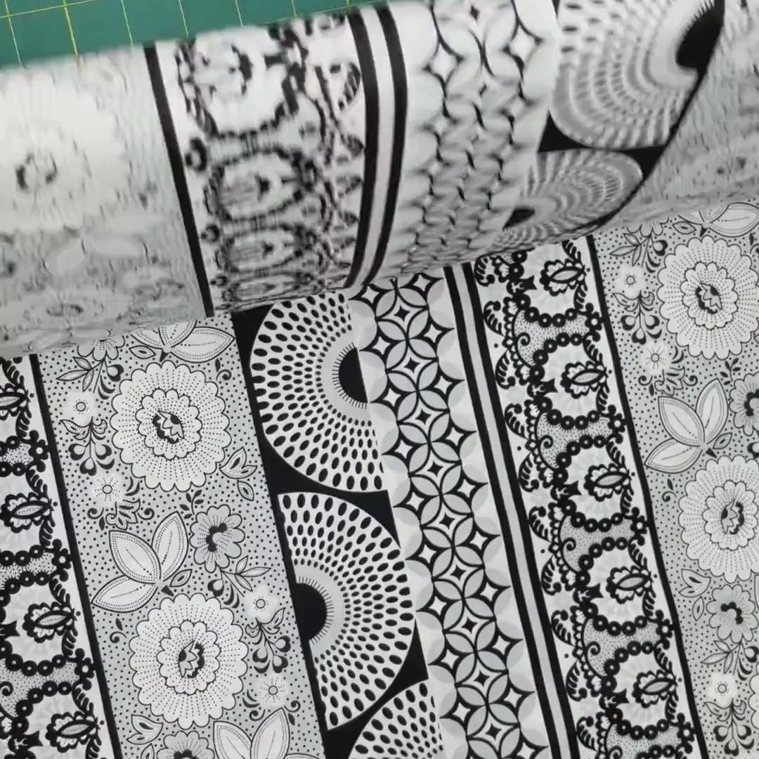 Licorice Candy Border fabric StudioE - SE3352.99