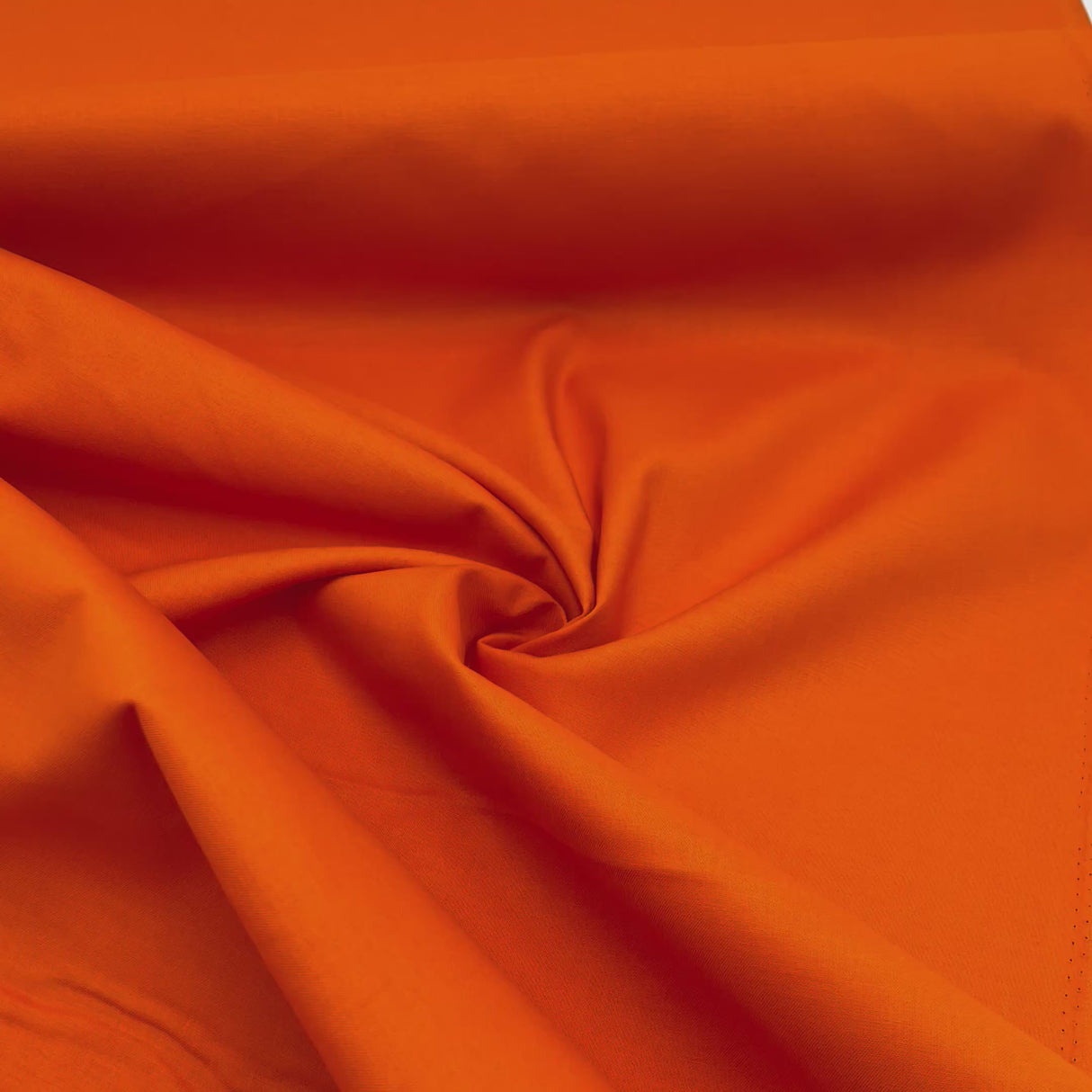 Homespun Orange Fabric – Solid Blender | Hobbycraft HS.Orange