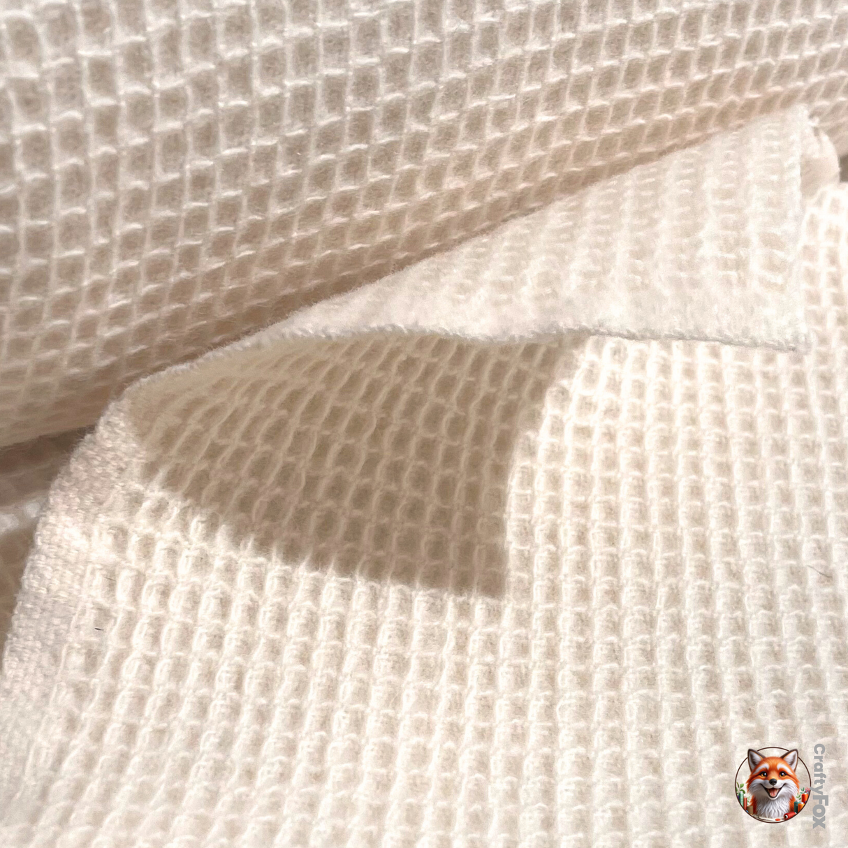 Waffle Wool Blanketing for Needlework & Slow Stitching - 100% Australian Merino Wool