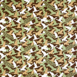 Bird fabric Khaki Tan Duck Dynasty Fabric Duck Camo - CP48870Brown