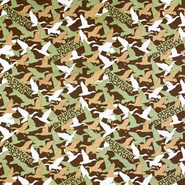 Bird fabric Khaki Tan Duck Dynasty Fabric Duck Camo - CP48870Brown