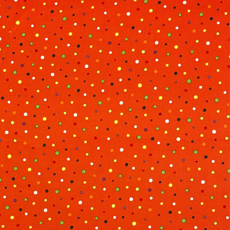 Polka Dots fabric Frightful Delightful Halloween Celebration fabric Glass Fabric HG9903G-33