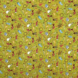 Green fabric toss Under the Mistletoe Henry Glass HG8330-66