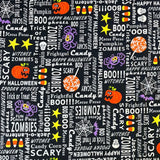 Frightful Delightful Halloween Words Fabric – Henry Glass – HG9899G.99