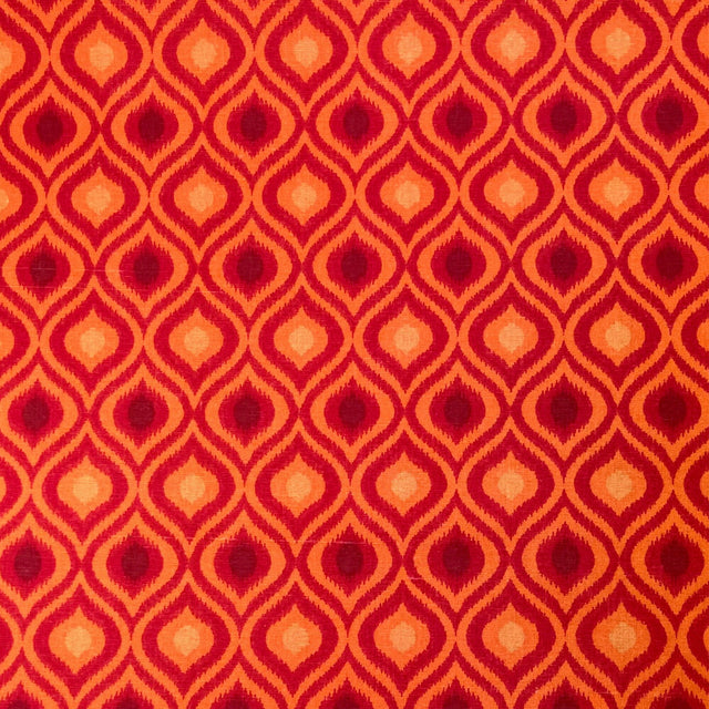 Orange Flame fabric Ikat Tonal Fabric Springs Creative CP50904
