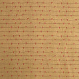 Under the Mistletoe Red Hearts Tinsel Tan Fabric by Henry Glass HG8334-38