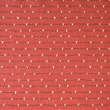 Hearts Cotton Quilting fabric, hearts on a string, Henry Glass