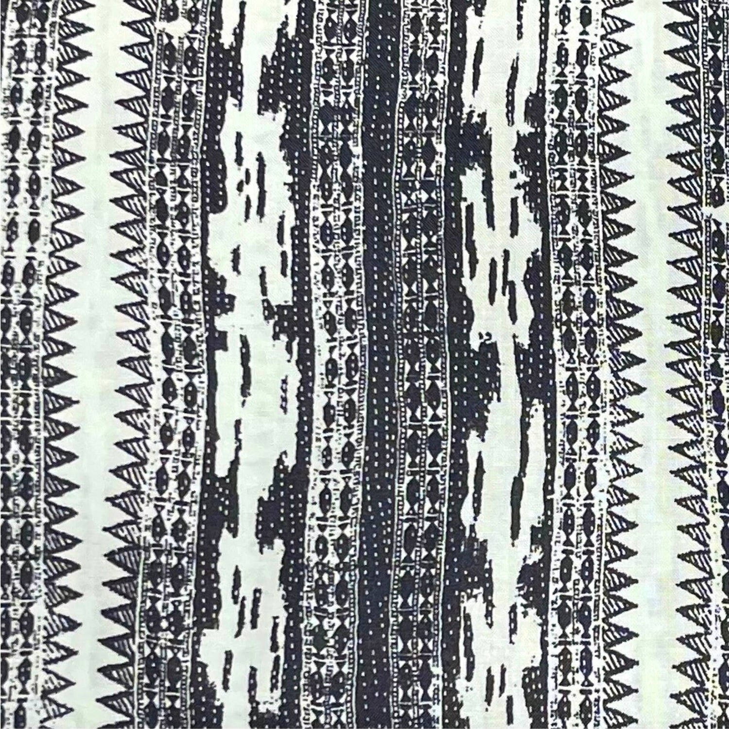 Vagabond Fabric Grey Geometrics novelty Cotton Quilting fabric Parsons Gray by FreeSpirit