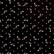 Musical Notes fabric Pink musical notes on Black fabric Benartex 8453-99