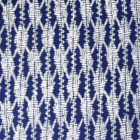 Quilting Cotton Fabric, Michael Miller Sashiko in Midnight Blue fabric CX6787
