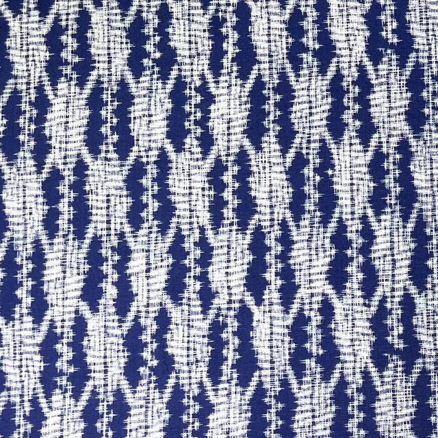 Quilting Cotton Fabric, Michael Miller Sashiko in Midnight Blue fabric CX6787