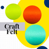 Battleship Grey Craft Felt – 100% Acrylic, 90cm Wide, 1.3mm Thick, Made in USA