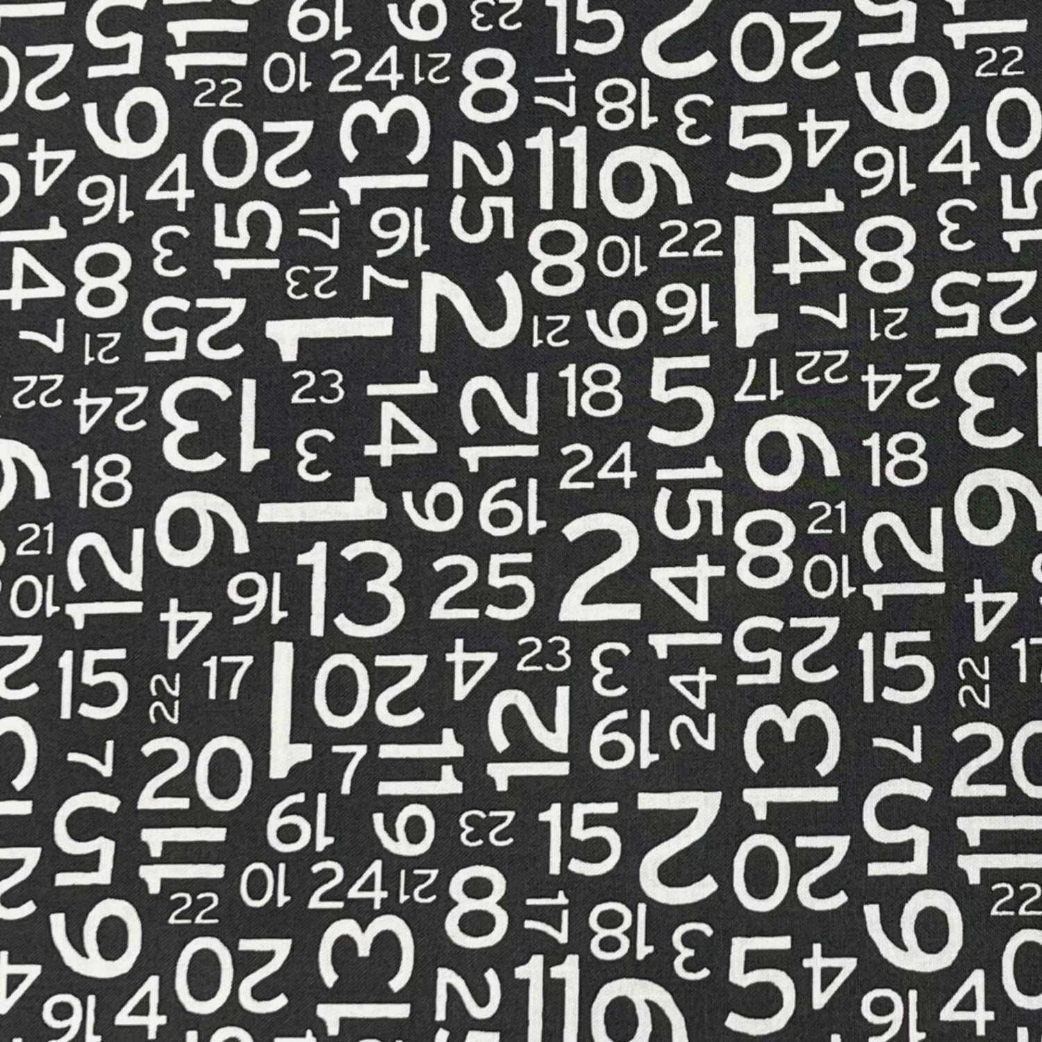 Hometown Christmas Cotton Quilting Moda fabrics, Countdown Numbers MF.5665-24